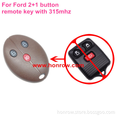 Hot sale products--Ford 2+1 button remote key with 315mhz